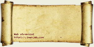 Isidora Radaković vizit kartica